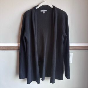 Neiman Marcus The Cashmere Collection Black Open Cardigan​